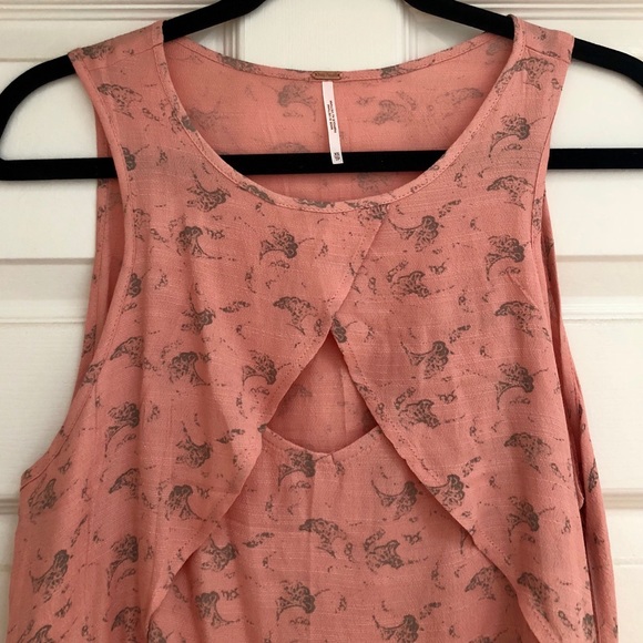 Free People Cut-Out Blouse - Picture 2 of 3